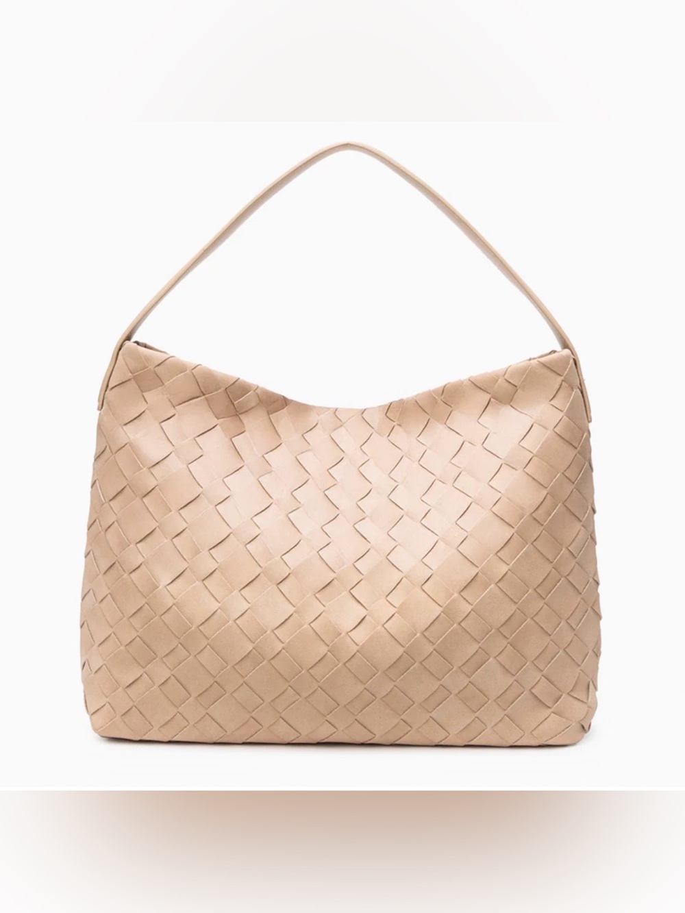 NEW Verano Hill | Nola Woven Shoulder Beige Bag with Dust Bag | NWOT ✨Brand New✨